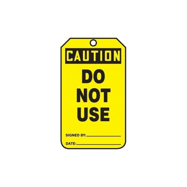 Accuform RP-Plastic, 3-7/8 in Width, 0.075 in Height, , 5 PK MDT653PTM - main